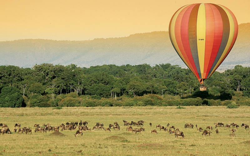 Balloon Over Maasai Mara